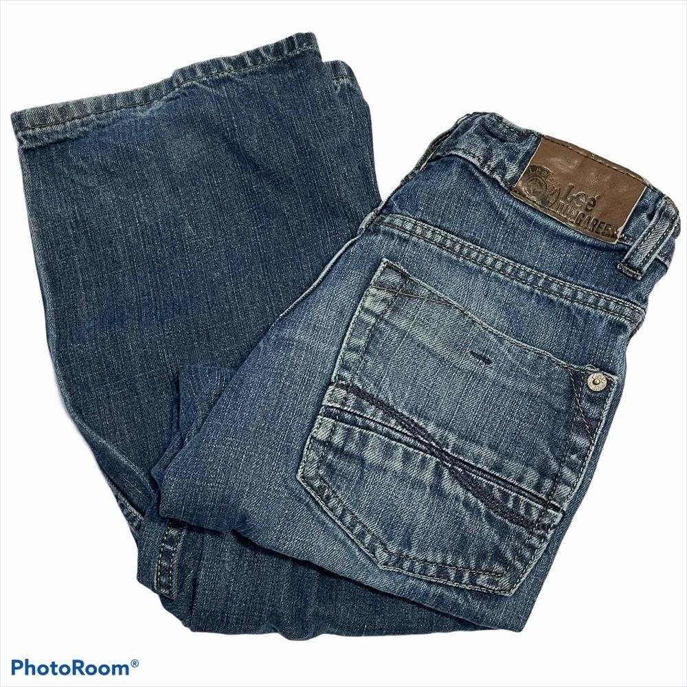LEE DUNGAREES STRAIGHT LEG Boys JEANS SIZE 12 Slim